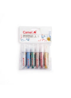 Camlin Camlin Camel Kokuyo Sparkle Color - 5Ml Each, 6 Shades, Assorted  - Image 1