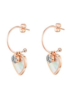 Women's Stainless Steel Rose Gold Earrings - LC.E.01077.420