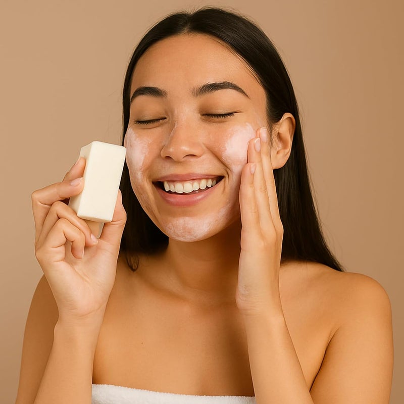 Relumins Original Tea Tree Soap Bar for AcneProne and Oily Skin 120g Deep Cleansing Face Body Bar with Tea Tree and Vitamin E Helps Remove Impurities and Refresh Skin x 5 Bars - Image 2