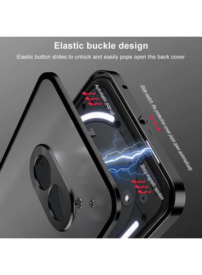 اس-توب جراب لهاتف Case For Nothing Phone 2 بإطار معدني ومشبك سناب وغطاء غير لامع - Image 4