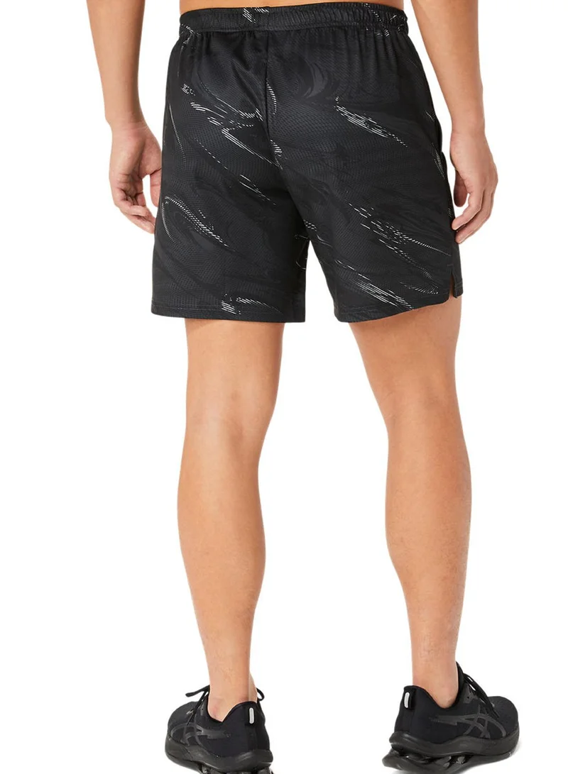 asics Suminagashi Motif Print Shorts