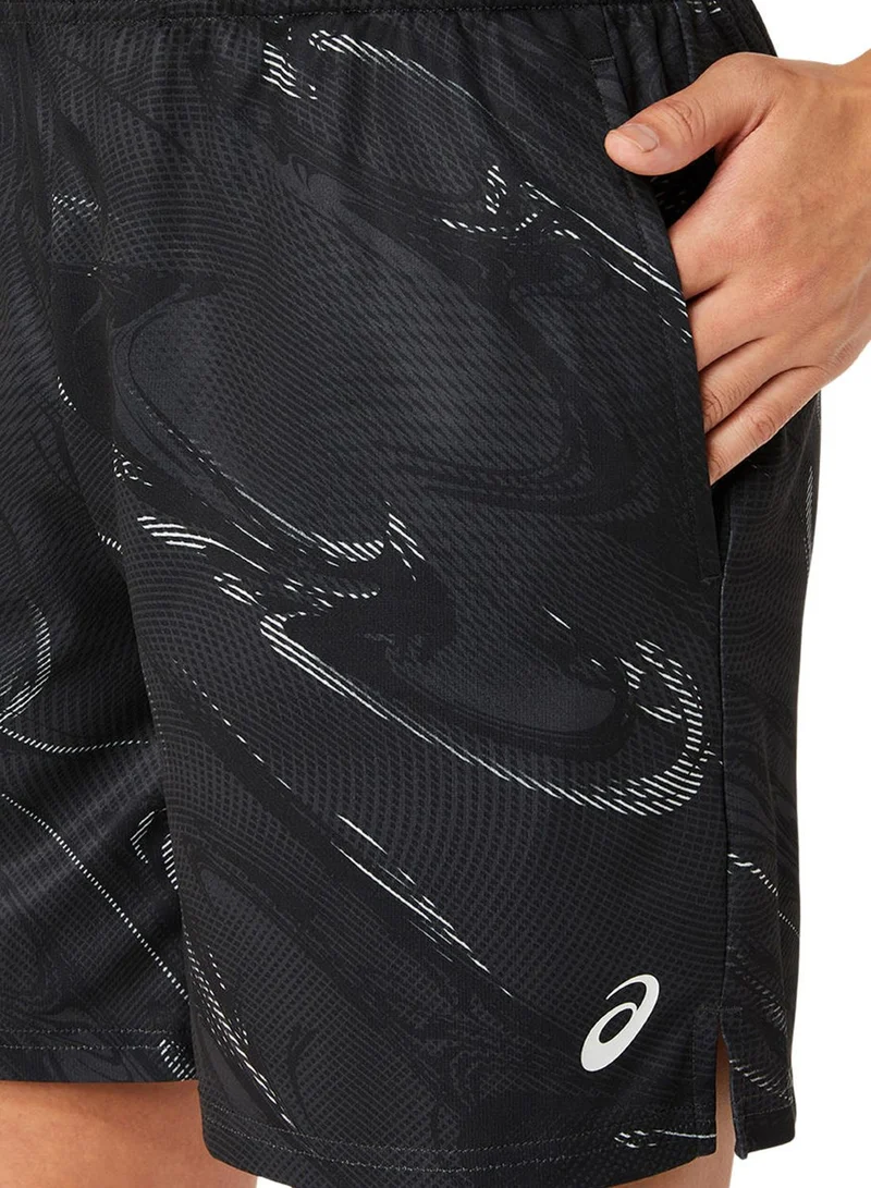 asics Suminagashi Motif Print Shorts