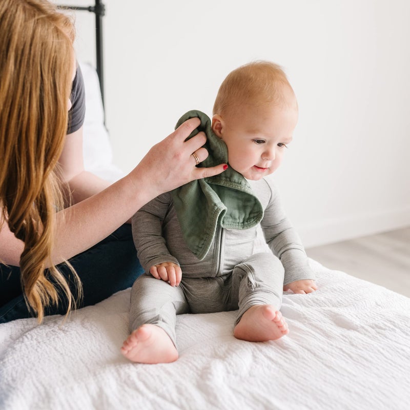 Natemia مناديل استحمام ناتيميا للأطفال حديثي الولادة - مناديل فاخرة للأطفال، فائقة الامتصاص وناعمة للغاية مصنوعة من الرايون من الخيزران، 6 طبقات من مناديل الاستحمام للبنات والأولاد، مجموعة مكونة من 5 قطع - Image 4