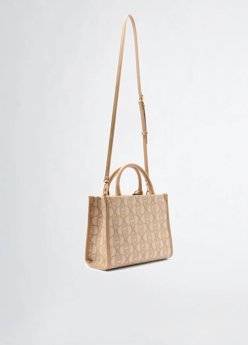 Liu Jo Jacquard Shopping Bag With Logo