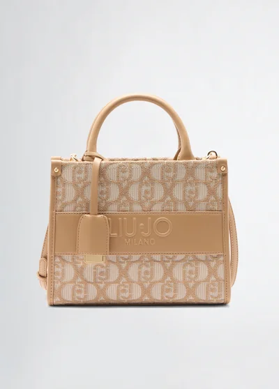 Liu Jo Jacquard Shopping Bag With Logo