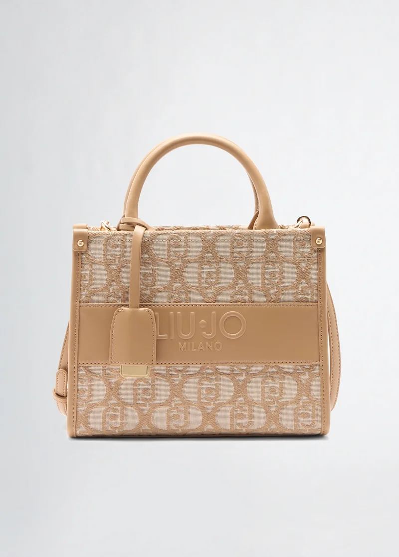 Liu Jo Jacquard Shopping Bag With Logo