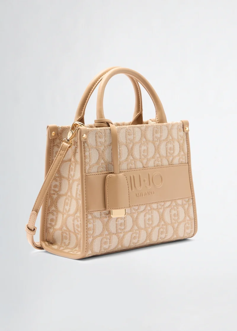 Liu Jo Jacquard Shopping Bag With Logo