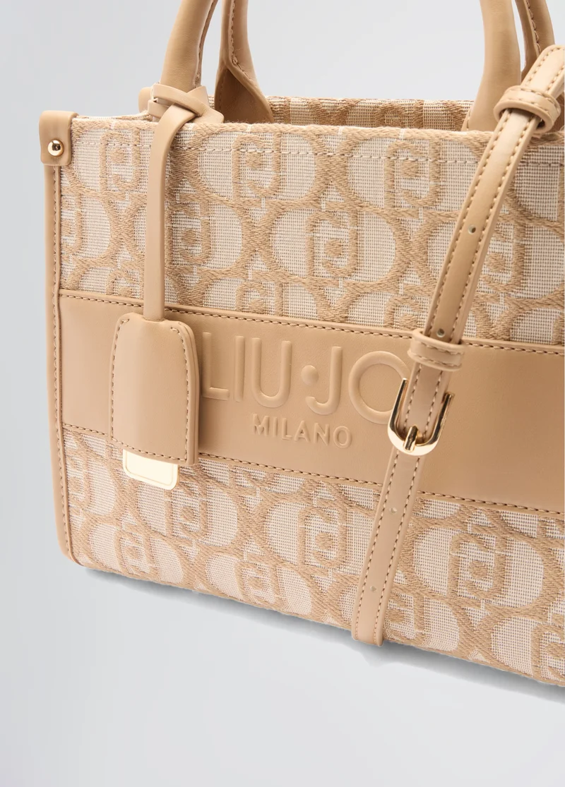 Liu Jo Jacquard Shopping Bag With Logo