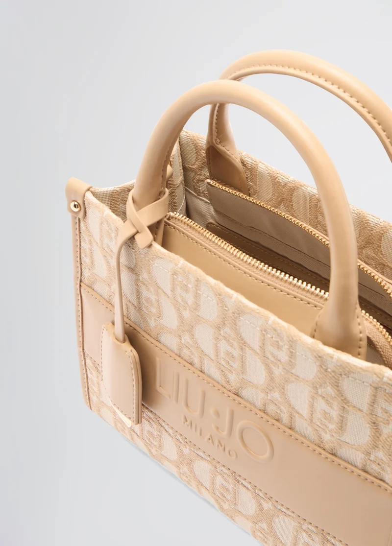 Liu Jo Jacquard Shopping Bag With Logo