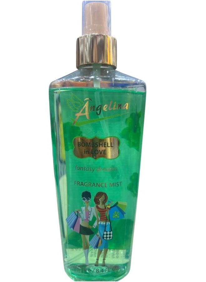 Angelina - Bombshell in Love Fantasy Dreams Fragrance Mist 250 ml - Image 1