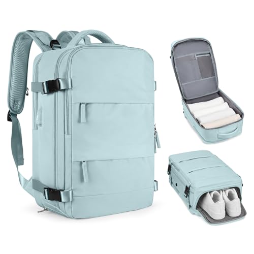 coofay Large Personal Item Travel Backpack For Women Men Airline Approved Carry On Backpack Flight Approved Waterproof Sports Luggage Backpack Casual Daypack Small Hiking Backpack - Image 1