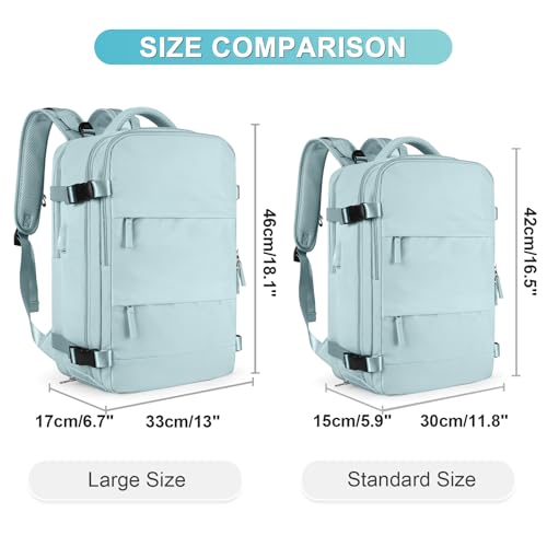 coofay Large Personal Item Travel Backpack For Women Men Airline Approved Carry On Backpack Flight Approved Waterproof Sports Luggage Backpack Casual Daypack Small Hiking Backpack - Image 2