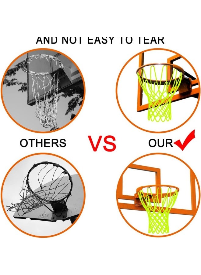 COYO Glow Basketball Net, Nightlight Basketball Net Luminous Outdoor Portable Sun Powered Sport Nylon - Image 3