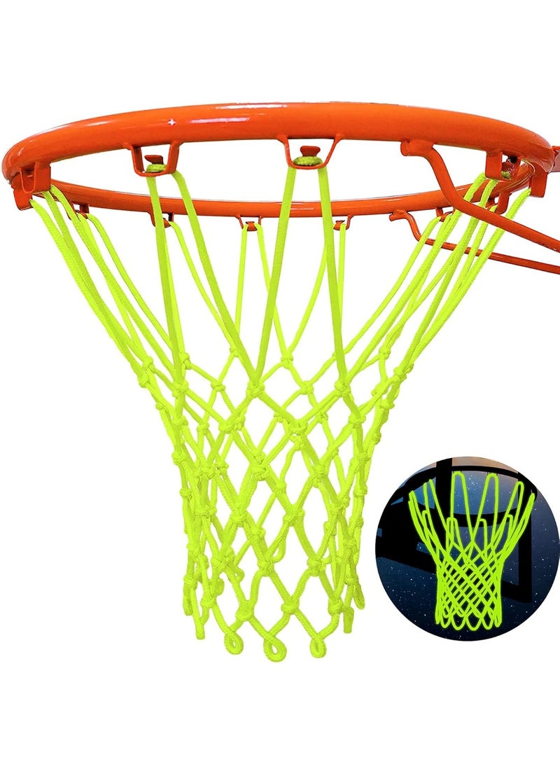 COYO Glow Basketball Net, Nightlight Basketball Net Luminous Outdoor Portable Sun Powered Sport Nylon - Image 2