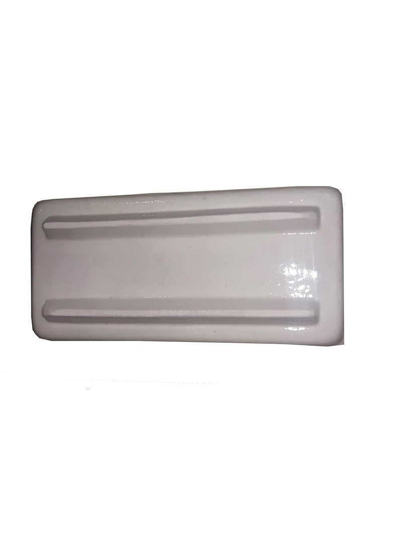 Shiv Kripa Blue Pottery Shiv Kripa Blue Pottery Ceramic Handmade Decorative Blue Pottery Ceramic Bathroom Tray 4X8 Inch Rectangular  - Image 4