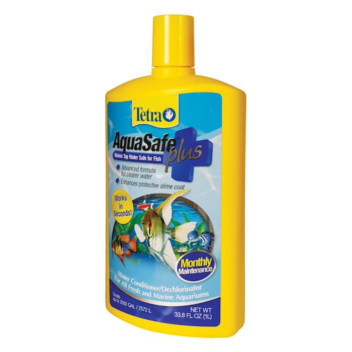 Tetra Fish Tank Water Conditioner and Dechlorinator, Aquasafe Plus, Fresh Water and Marine Aquariums 33.8-Ounce - Image 2