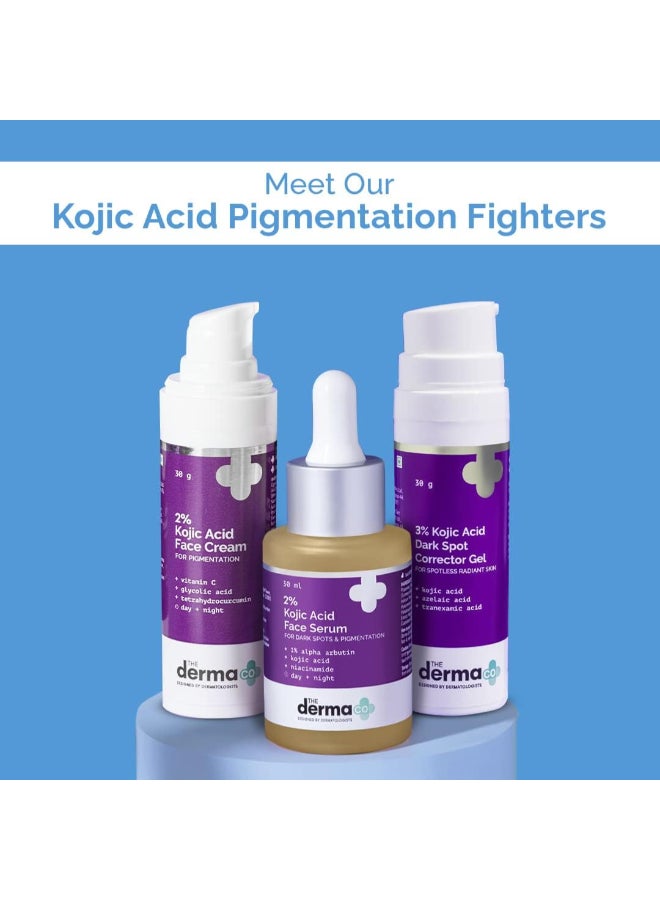 THE derma Co غسول وجه 1% حمض كوجيك مع النياسيناميد والألفا أربوتين للبقع الداكنة، والتصبغ - قد يختلف التغليف 100 مل - Image 3