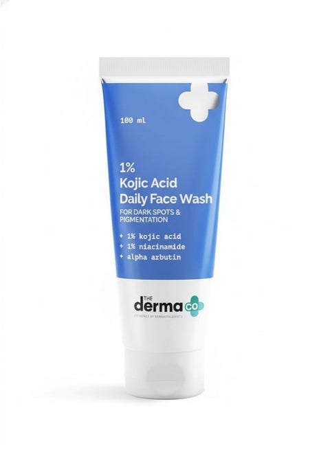 1% Kojic Acid Face Wash with Niacinamide And Alpha Arbutin For Dark Spots, Pigmentation - Packaging May Vary 100ml