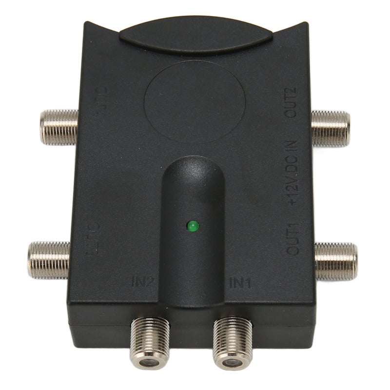 Tv Signal Amplifier: 4 Outputs 7.5dB Gain - Lossless Signal Transmission Antenna Amplifier for Home Cable TV Ota Reception Multiple Devices - Image 1