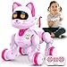 Nicmore Robot Cat Interactive Toys for Girls Remote Control Pet for Kids Age 46 Gifts for 3 4 5 6 7 8 Year Old Gilrs RC Toys with Touch Sensing Gestures Christmas Birthday Gift Ideas - Image 2