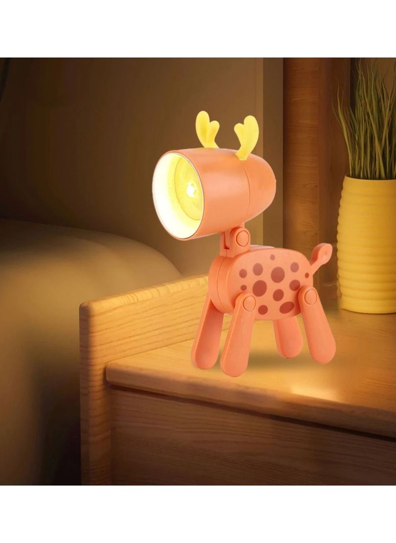 Generic - Mini Cute Mini Table Lamp Cartoon Dog Table Decoration Small Lamp - Image 1