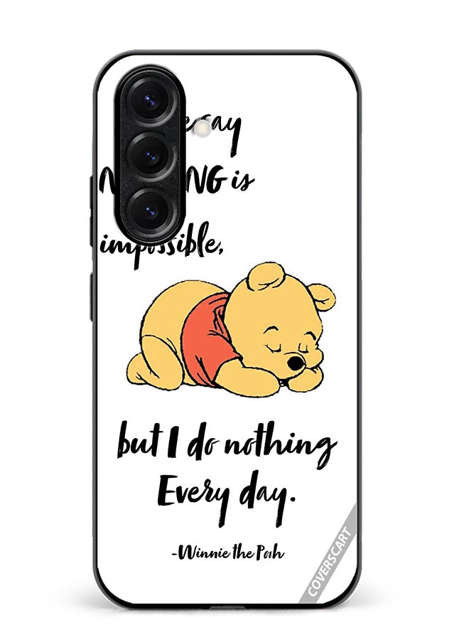 Protective Case Cover For Samsung Galaxy S25 Plus Nothing Winnie Design Multicolour