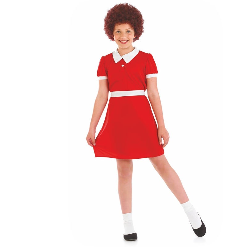 Fun Shack Orphan Costume Girl, Fancy Dress Musicals, Kids World Book Day Costumes Girls, Character Dresses for Girls Medium - Image 2