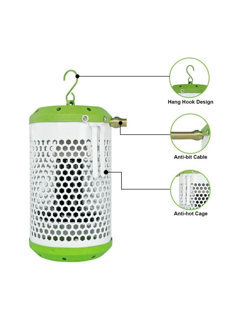 Generic - Reptile Heat Lamp with Guard 100W Infrared Anti Hot Lampshade and E27 Bracket for Lizards Tortoise Chicken Amphibian Poultry - Image 1