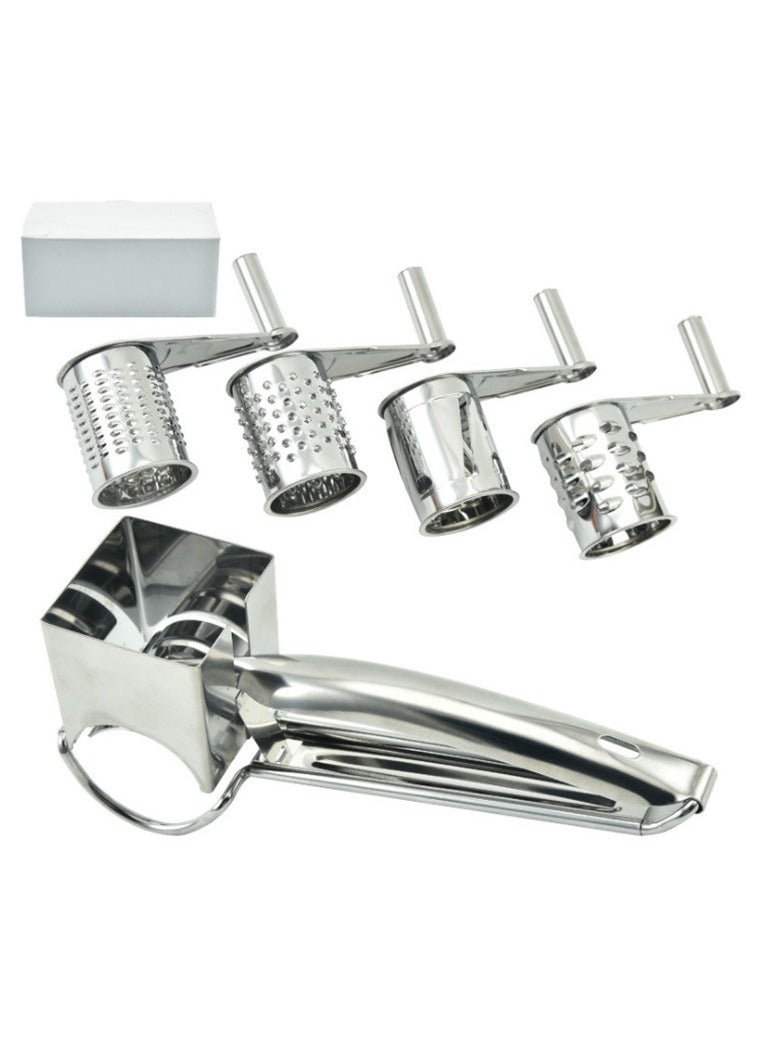 Stainless steel hand crank rotary cheese grater  - Image 2
