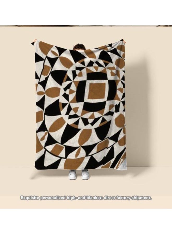 general Traditional flannel thin blanket (warm and comfortable, suitable for sleep, gaming, dust removal and sandproof) 150cm*200cm - 11 - Image 3