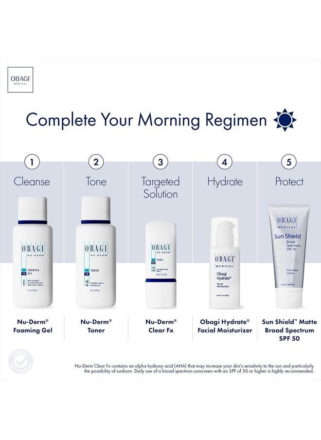 Obagi Medical Nu-Derm Clear Fx Cream with Arbutin and Vitamin C for Dark Spots and Hyperpigmentation, Hydroquinone-Free Formula. 2 Oz. (57 g)  - Image 3