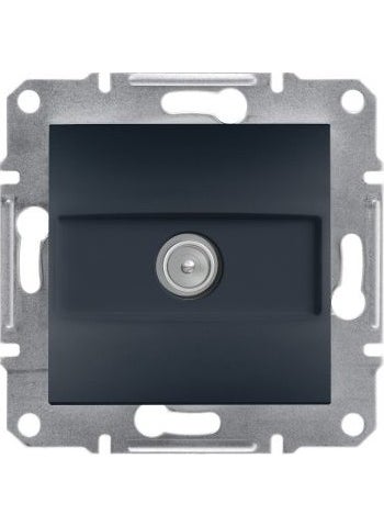 Schneider Electric Asfora Anthracite Single Frameless TV Socket 1 Db 