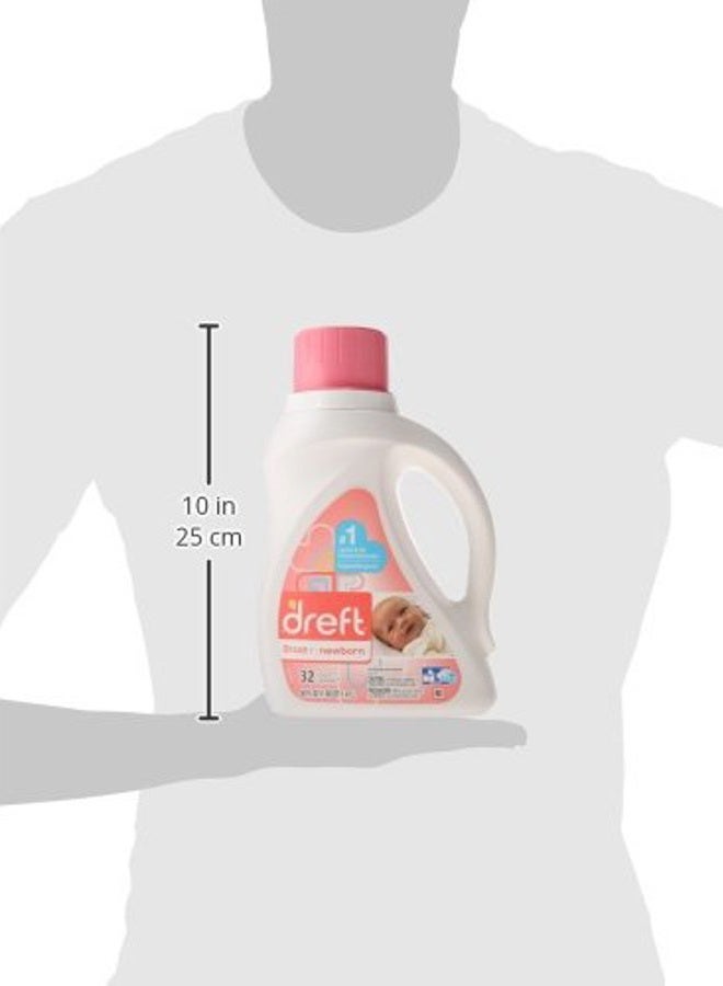 Dreft منظف غسيل سائل للرضع المرحلة 1، لطيف على البشرة الحساسة، متوافق مع HE، 32 غسلة - Image 3