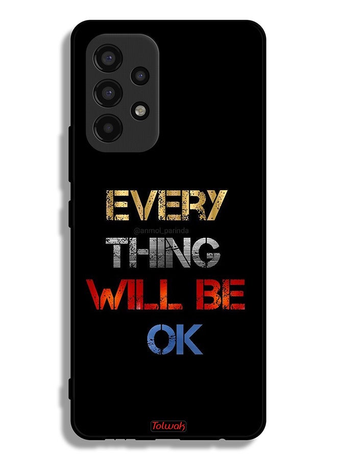 Tolwak Samsung Galaxy A53 5G Protective Case Cover Everything Will Be Ok - Image 1