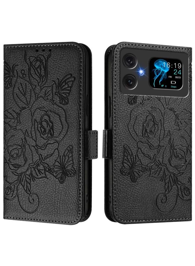 S-TOP Case For Cubot A20 Embossed Rose RFID Anti-theft Leather Phone Case - Image 1