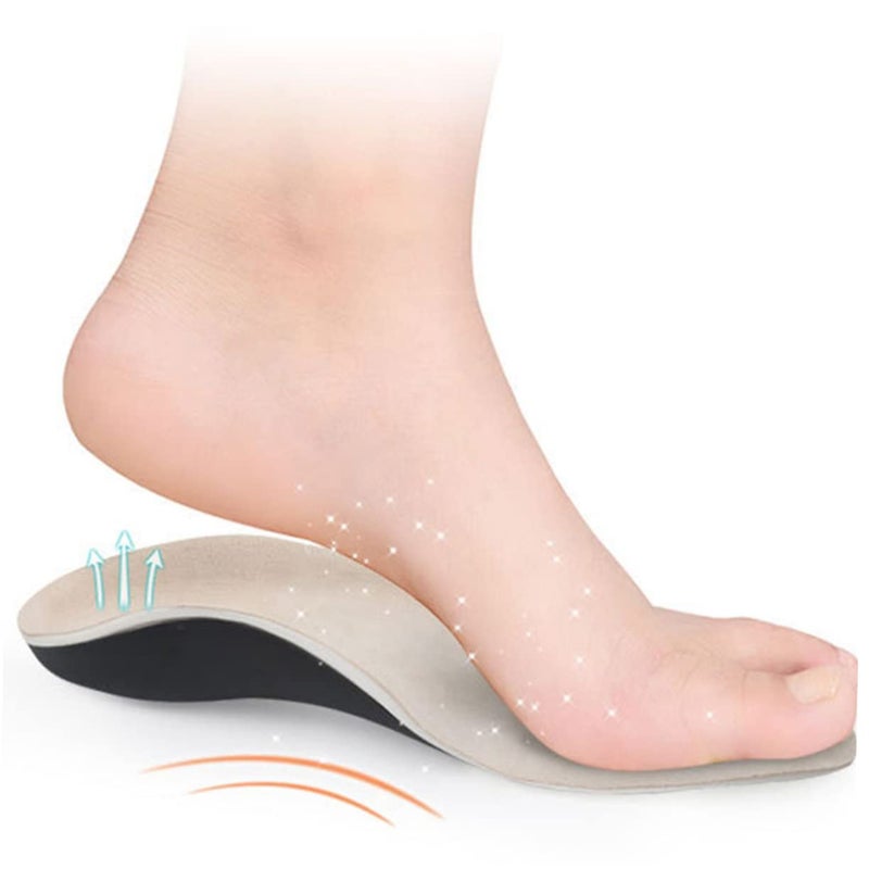 Beige Breathable Cushioning Insoles For Boys And Girls Running Basketball Hiking - Image 2