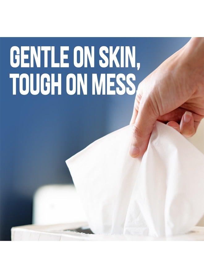 NICE Touch مناديل وجه 2 طبقة 2400 ورقة في صناديق مكعبة - تحتوي على 24 صندوق من 100 مناديل ناعمة وامتصاص عالية الجودة - Image 5