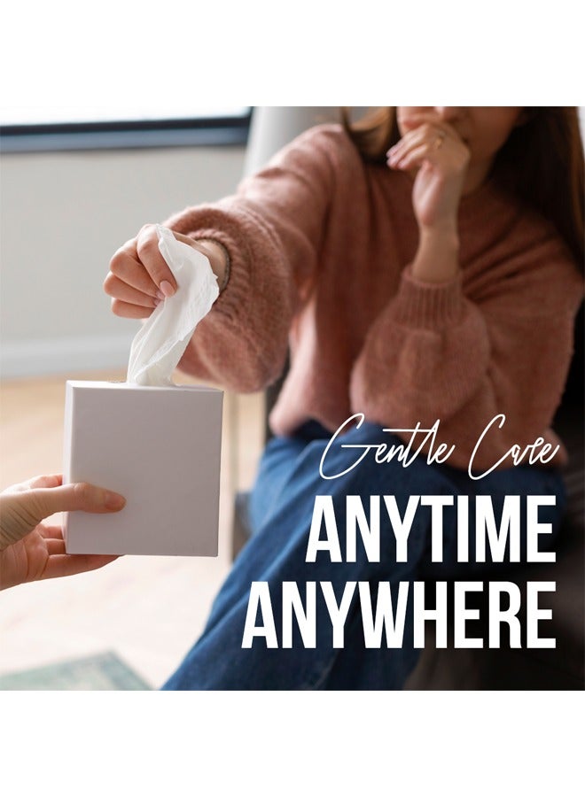 NICE Touch مناديل وجه 2 طبقة 2400 ورقة في صناديق مكعبة - تحتوي على 24 صندوق من 100 مناديل ناعمة وامتصاص عالية الجودة - Image 3