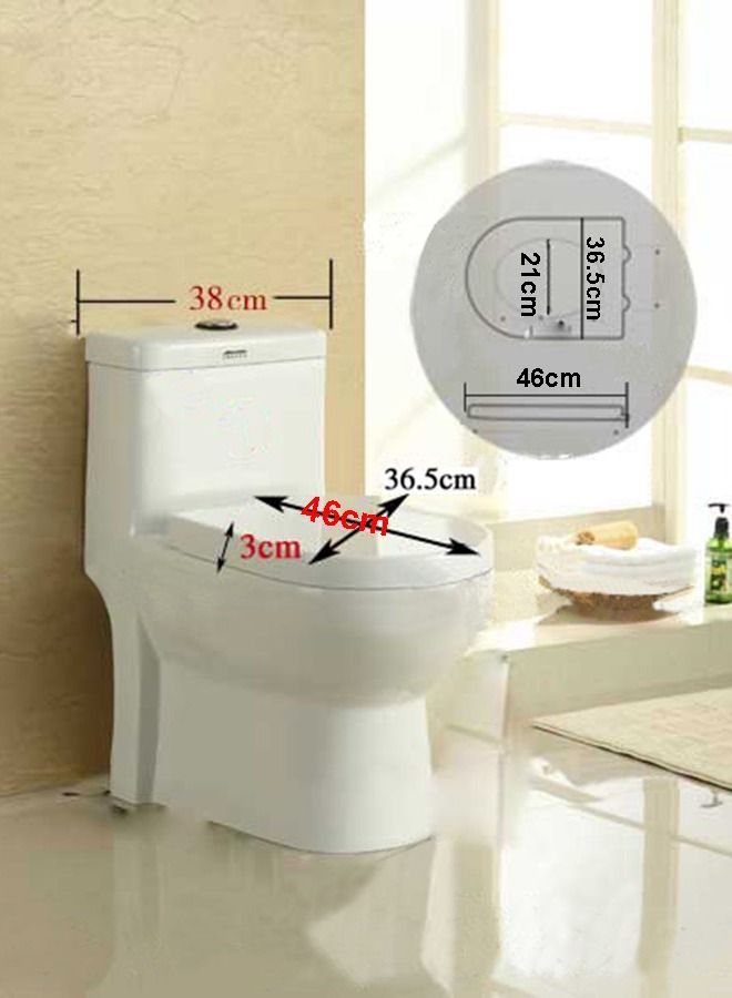 NIBEMINENT Toilet seat cover cushion washable household  - Image 3