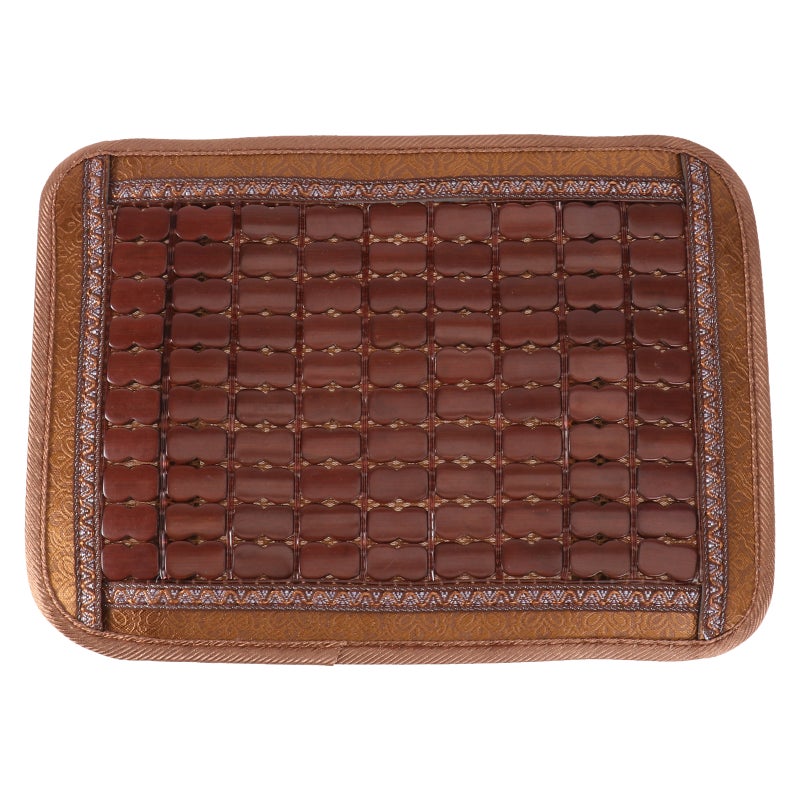 2 pcs Chip Seat Cushions Cooling Seat Mat Breathable Chair Pad Heat Dissipation Cushion for Home Sofa Office Use (Coffee) - Image 1