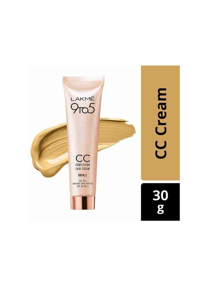 LAKME - Lakme Skincare Face Cream 9 to 5 - Bronze Foundation (Bronze, 30 g) - Image 1