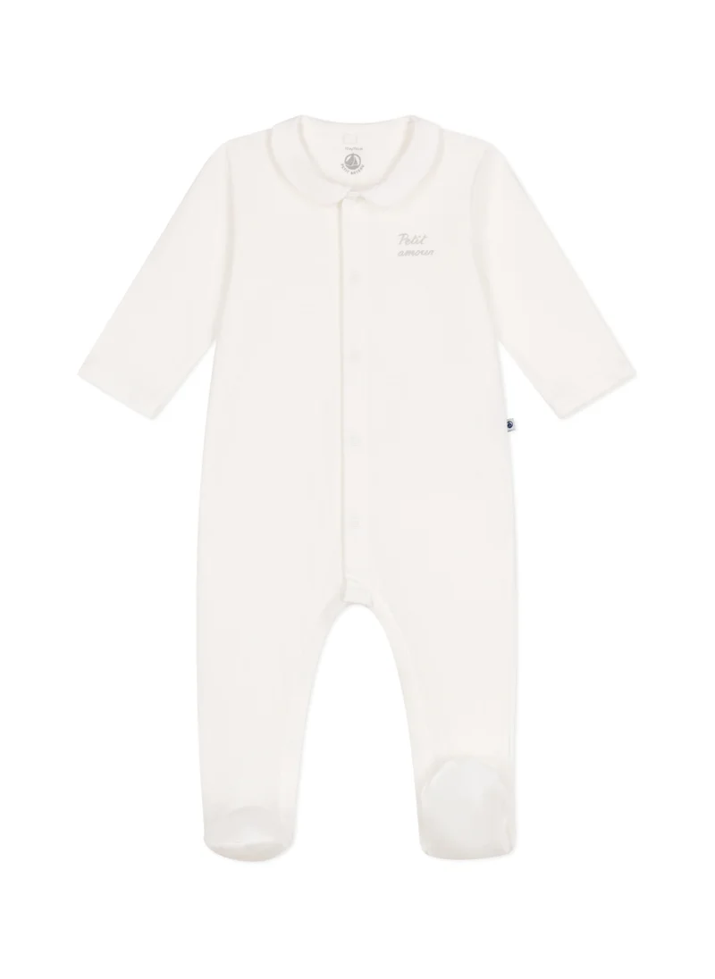 Petit Bateau Babies' tube-knit pyjamas