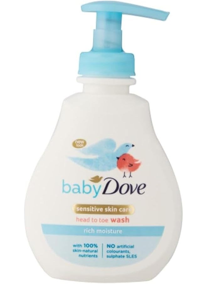 Baby Dove - Body Wash Head To Toe Sensitive 200Ml - Image 1