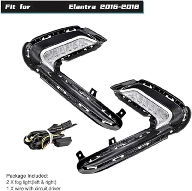 Wivplex LED Fog Lights for Hyundai Elantra 2016-2018 - Image 3