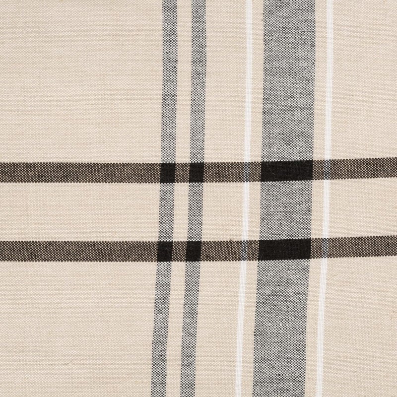 DII 100% Cotton, Machine Washable, Everyday French Stripe Kitchen Tablecloth For Dinner Parties, Summer & Outdoor Picnics - 60x120" Seats 10 to 12 People, Black - Image 3