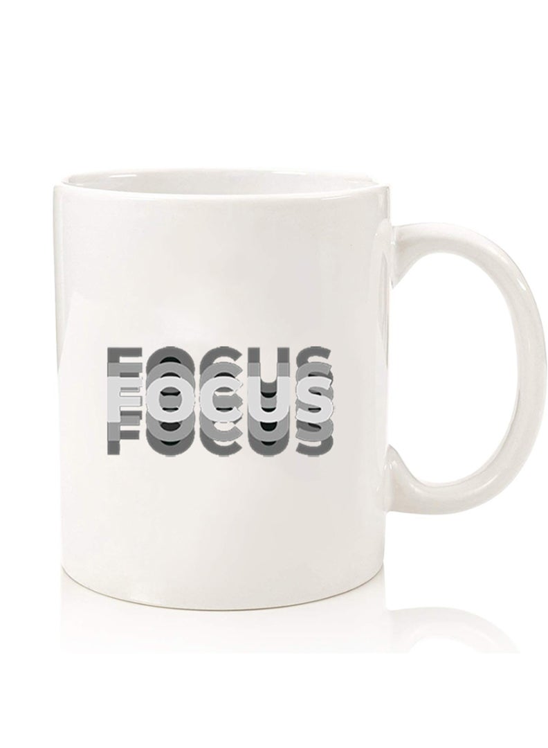 Theodor Premium Quality Two Sided Printed Coffee Mug Tea Cup For Home Office, Kids Men Women Focus - Image 1