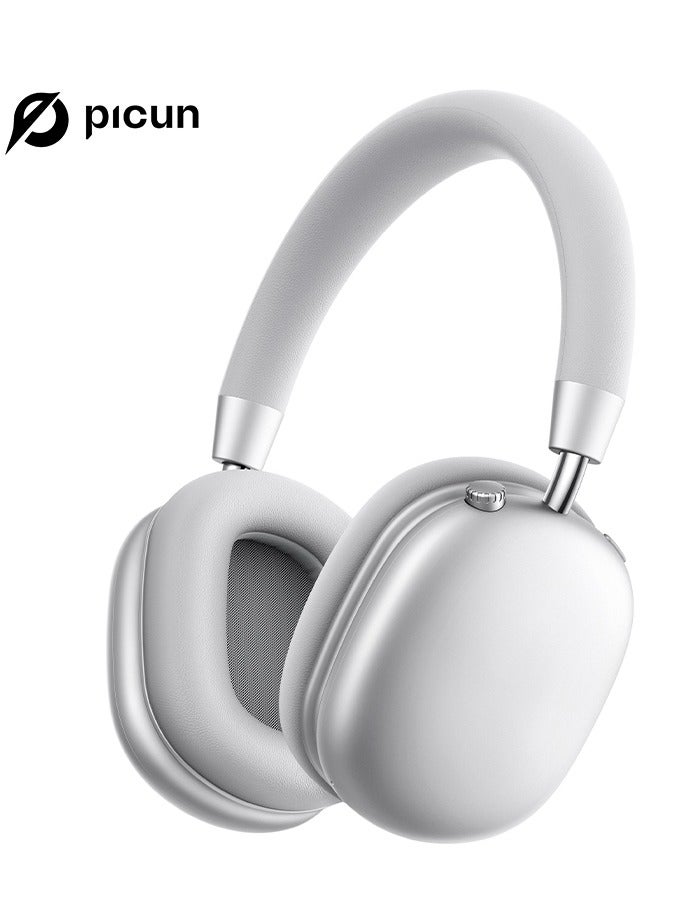 Picun F5 Wireless Gaming Headset Bluetooth Headphones Active Noise Cancelling with Built-in Mic Deep Over Ear Headset - Image 1
