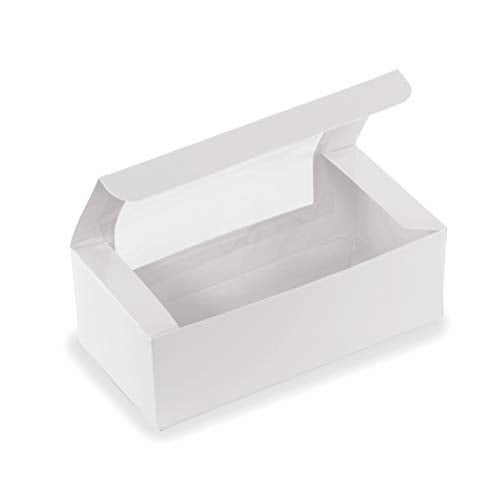 Chic a Choc Loaf Cake/Cookie Box. White (Pack of 10). (8x4x3.25)… - Image 2