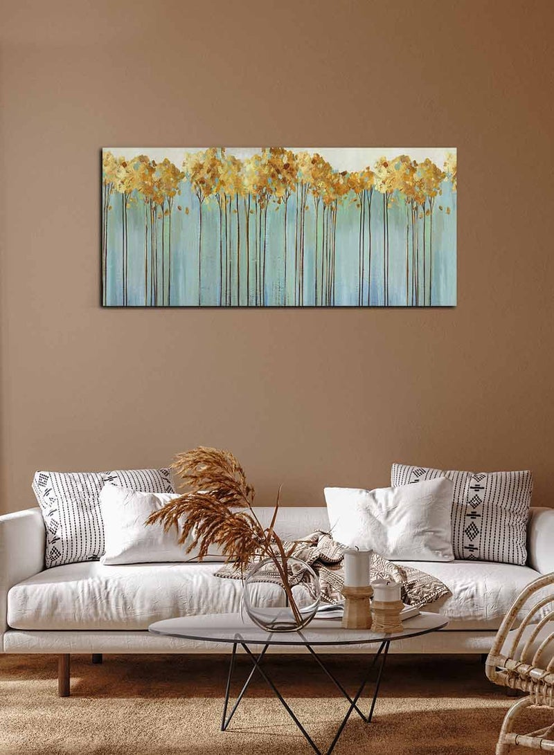 لوحة كانفاس على إطار خشبي بمنظر بانوراما، تصميم فن عصري، للمنزل، غرفة المعيشة، المكتب، الديكور - Image 1