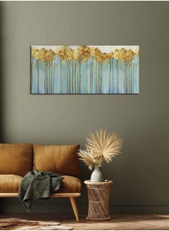 LOWHA Framed Canvas Wall Art Stretched Over Wooden Frame, Panorama Orientation Modern Art Painting, For Home, Living Room, Office Décor  - Image 2